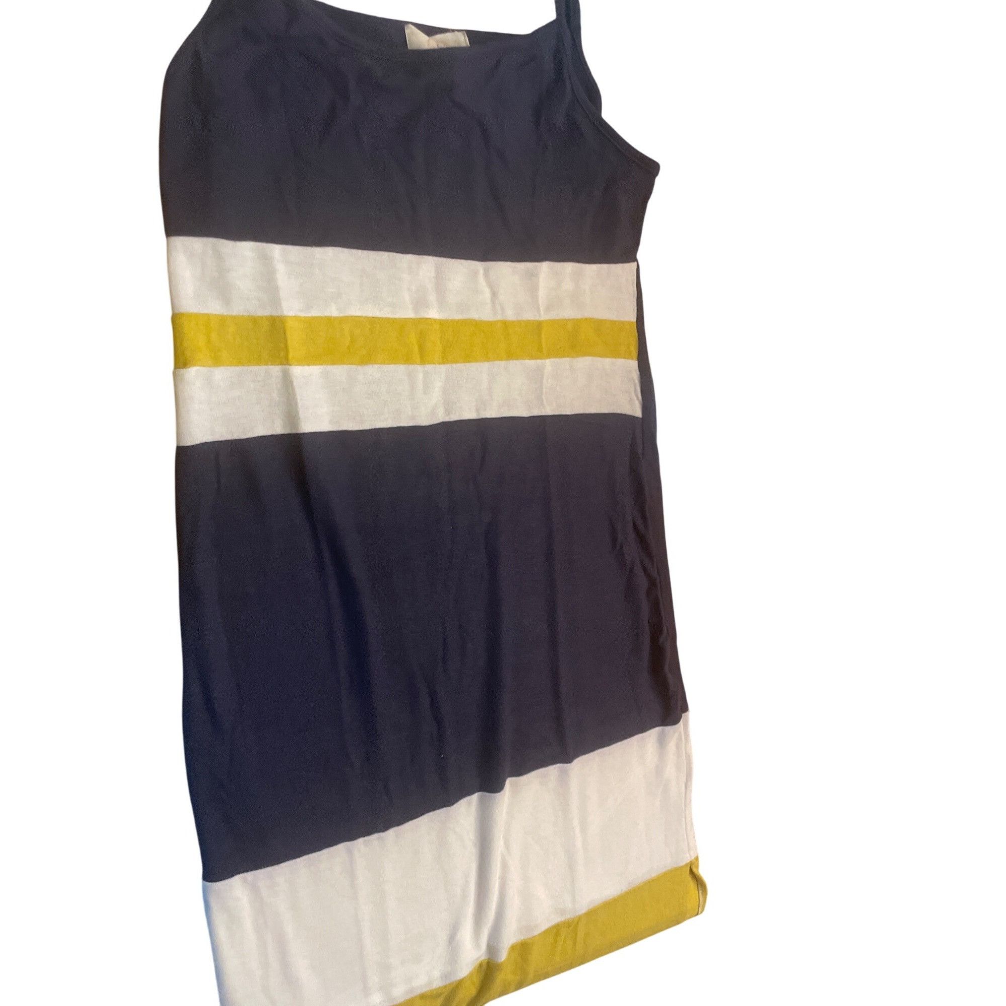 Other Ella Moss Womens Striped Maxi Dress Navy/Yellow XL Size XL / US 12-14 / IT 48-50 - 6 Thumbnail