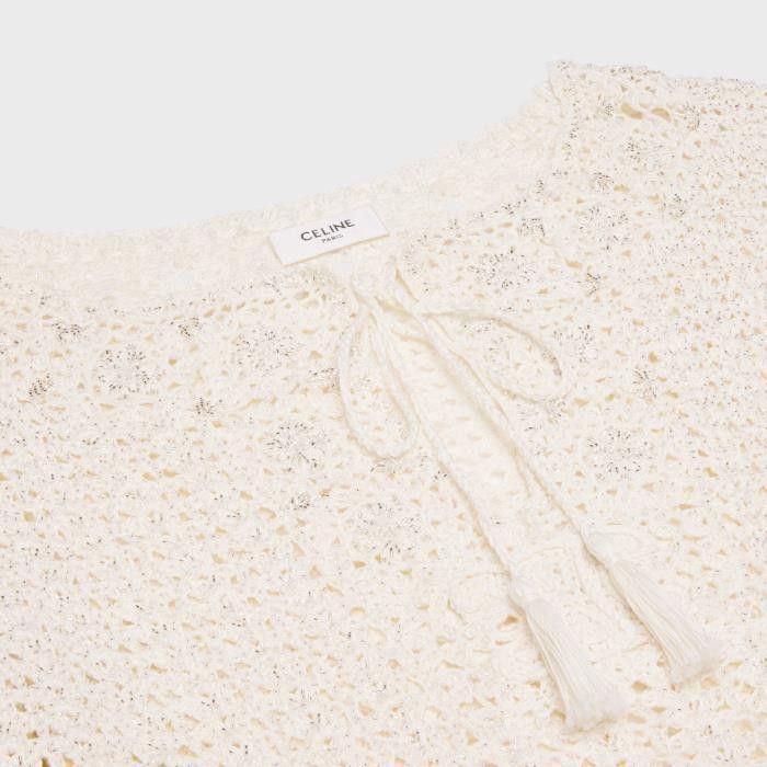 Celine o1w1db10925 2AJ62329V Mini Dress in Beige Size XS / US 0-2 / IT 36-38 - 2 Thumbnail