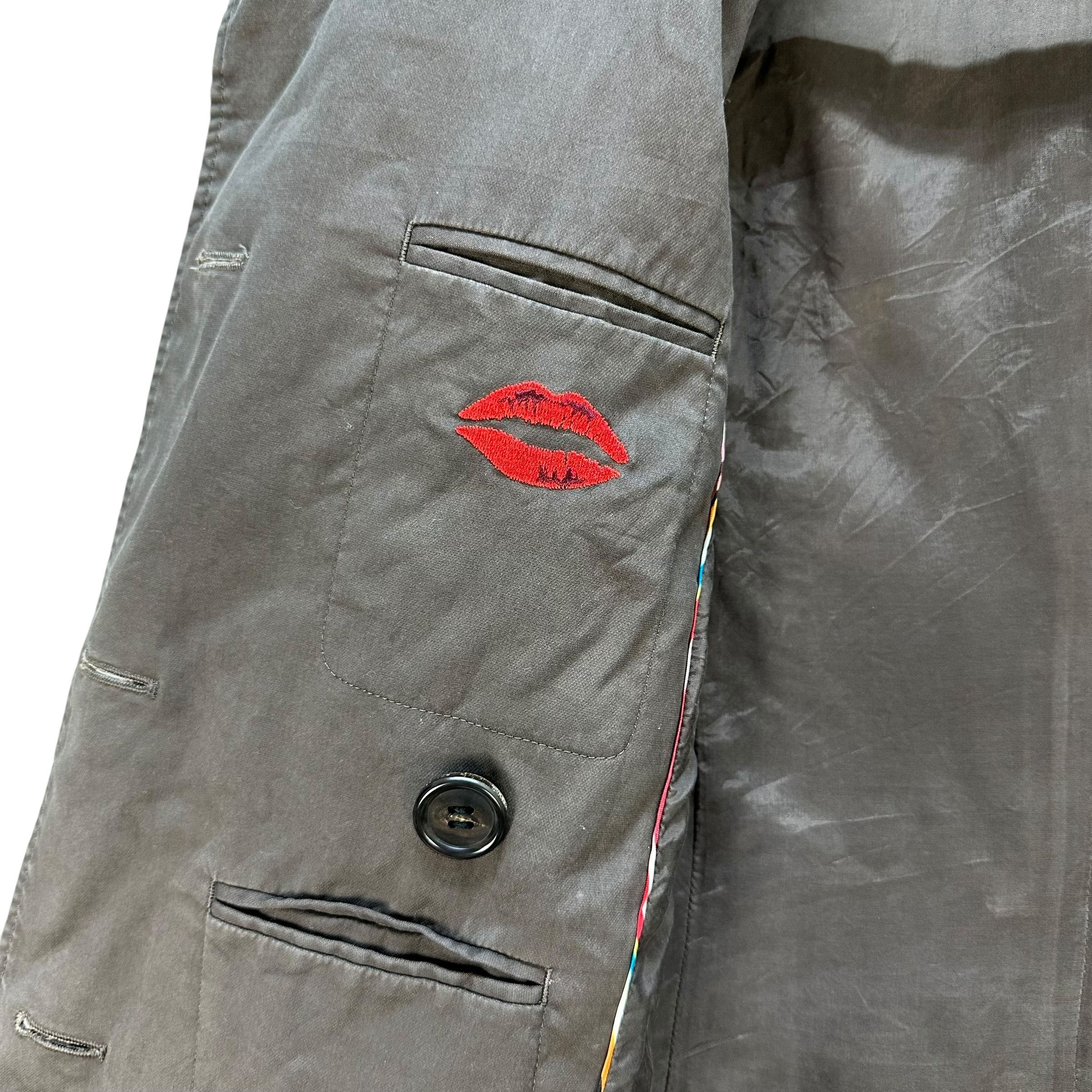 PAUL SMITH BLACK Kiss Double Breasted Coat #A74-1797