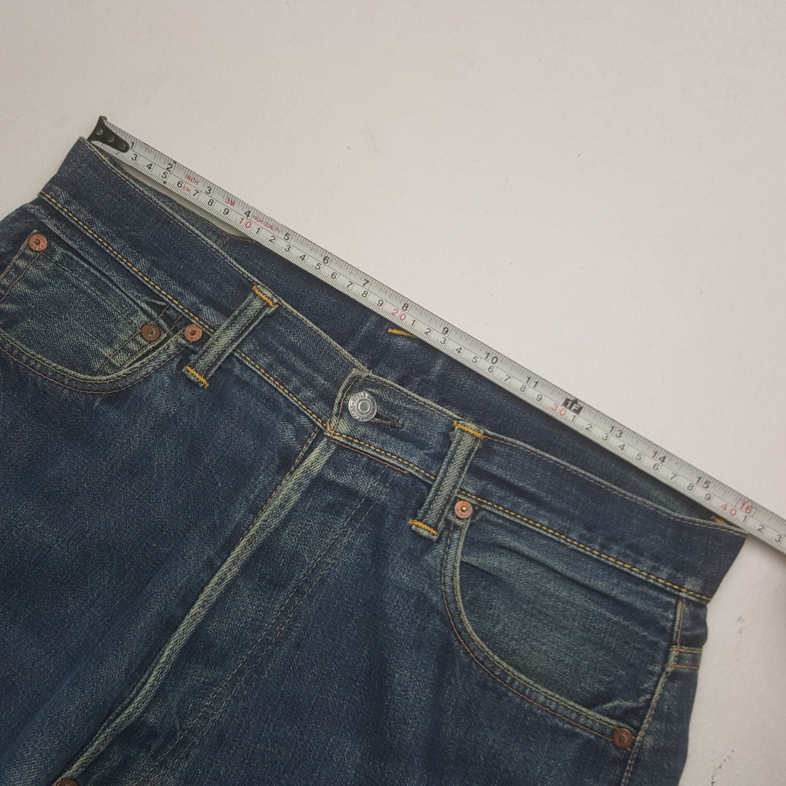Evisu × Japanese Brand × Vintage Vintage Evisu Japanese Brand Daicock Custom Art Denim Jeans Size US 32 / EU 48 - 9 Thumbnail