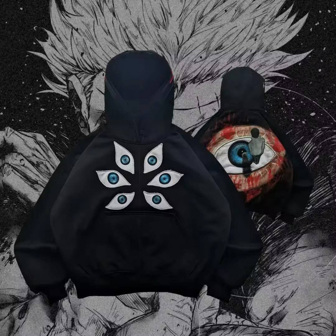 Japanese Brand × Vintage retro hoodie Size US L / EU 52-54 / 3 - 10 Thumbnail