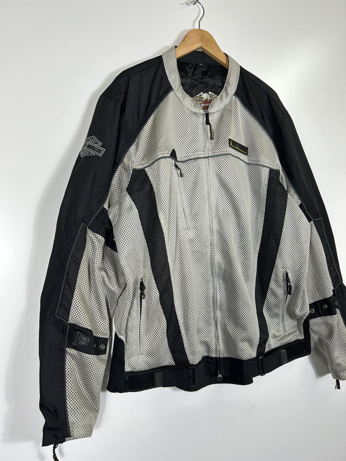 Harley Davidson ⚡️Vintage Harley Davidson Reflective Rider Zipper Jacket Size US XXL / EU 58 / 5 - 3 Thumbnail