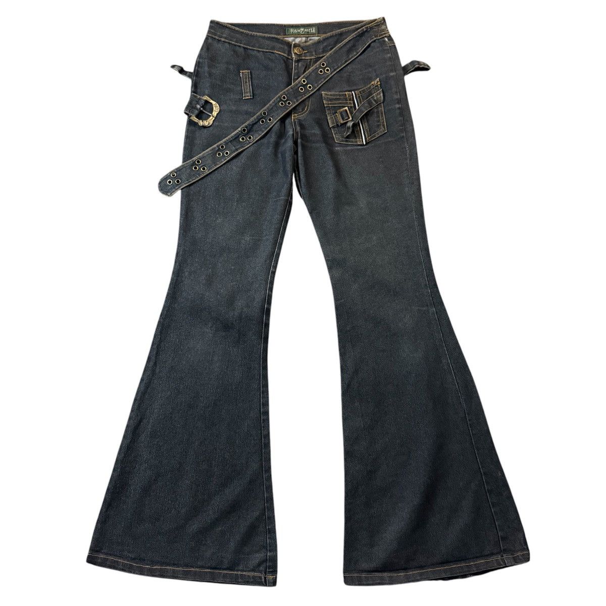 If Six Was Nine × Tornado Mart Crazy Wideleg Japanese Seditionaries FlaredHysteric Glamour Size US 29 - 1 Thumbnail