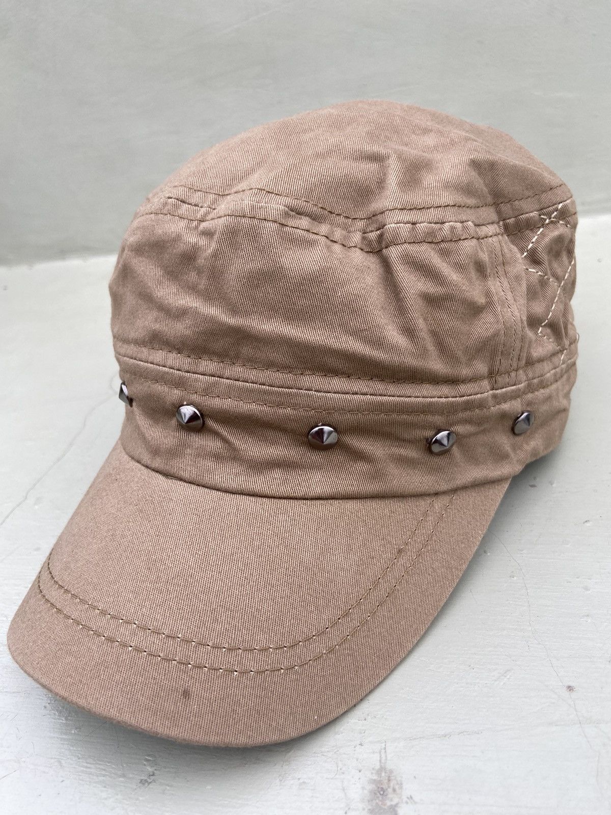 If Six Was Nine 2000s punk button studded patrol hat Size ONE SIZE - 3 Thumbnail