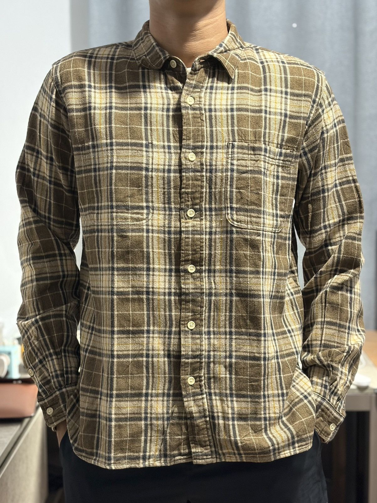 Margaret Howell MHL margaret howell plaid flannel shirt Size US L / EU 52-54 / 3 - 2 Thumbnail