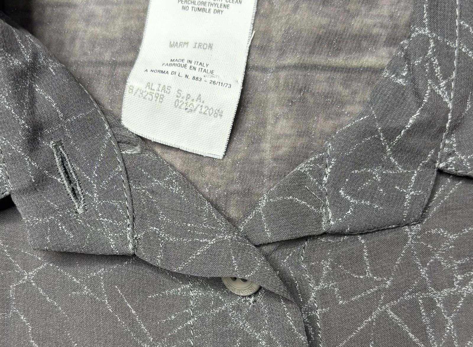 Other VTG Istante Top Womens Medium Silk Sheer Geometric Italy Size M / US 6-8 / IT 42-44 - 10 Thumbnail