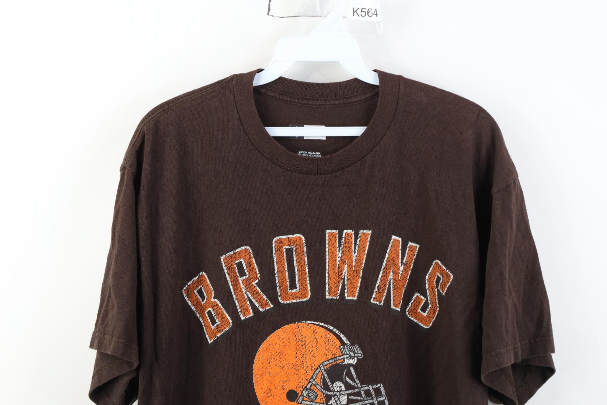 Vintage Retro Y2K NFL Cleveland Browns Football Short Sleeve T-Shirt Size US L / EU 52-54 / 3 - 2 Thumbnail