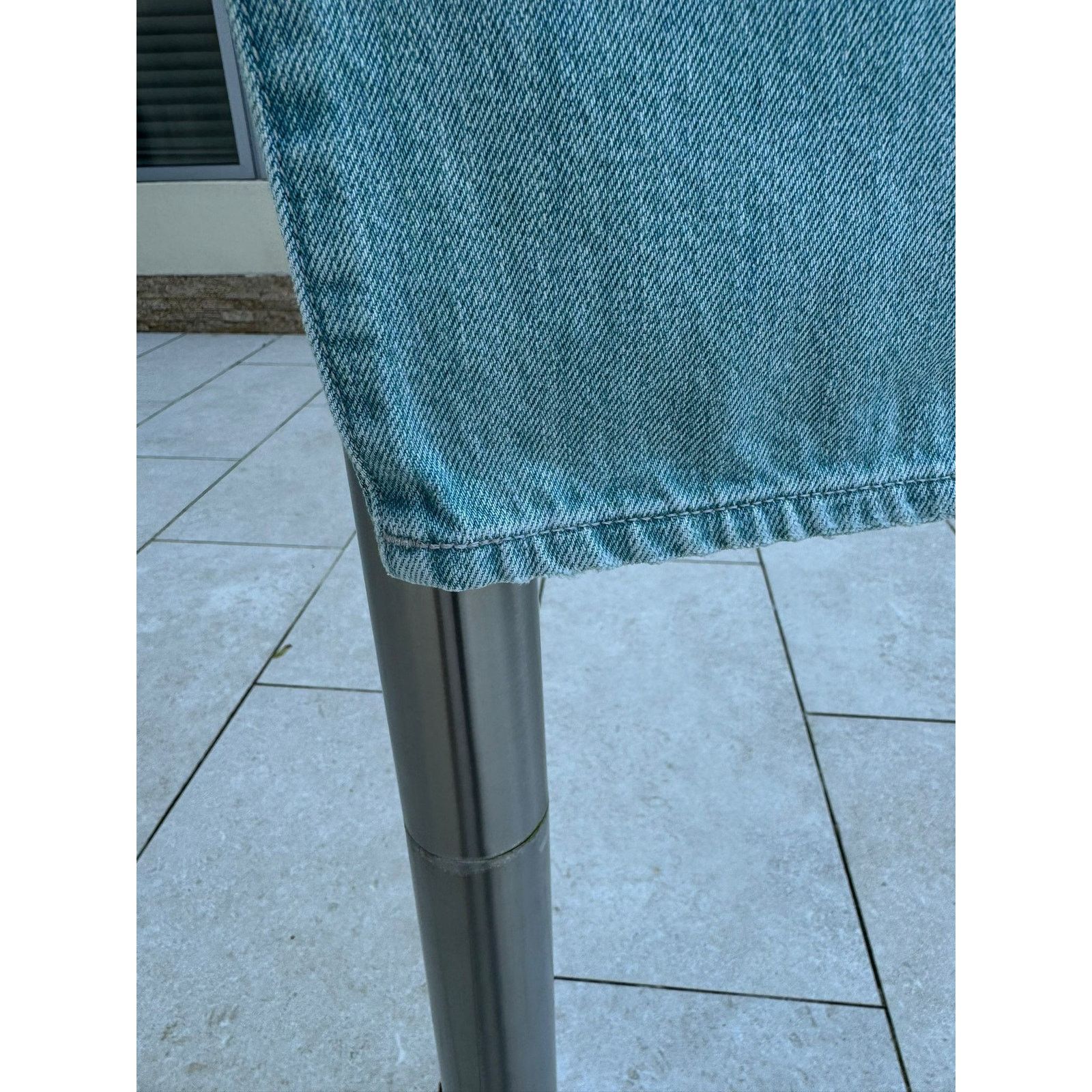 o1rshd1 Slim Fit Denim in Jade Blue