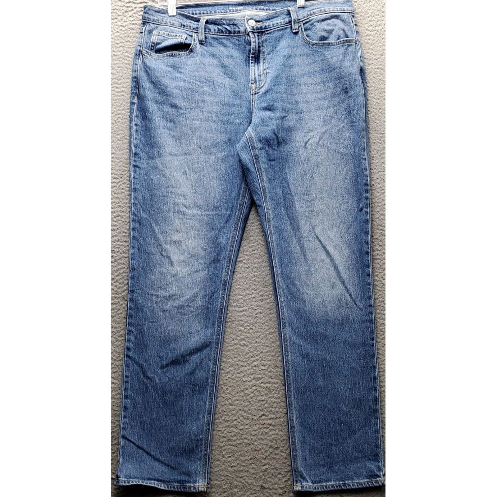 Old Navy Old Navy Wow Jeans Womens 14 Blue Denim Mid Rise Tapered Leg Whiskered Boyfriend Jeans Size 36" / US 14 / IT 50 - 2 Thumbnail