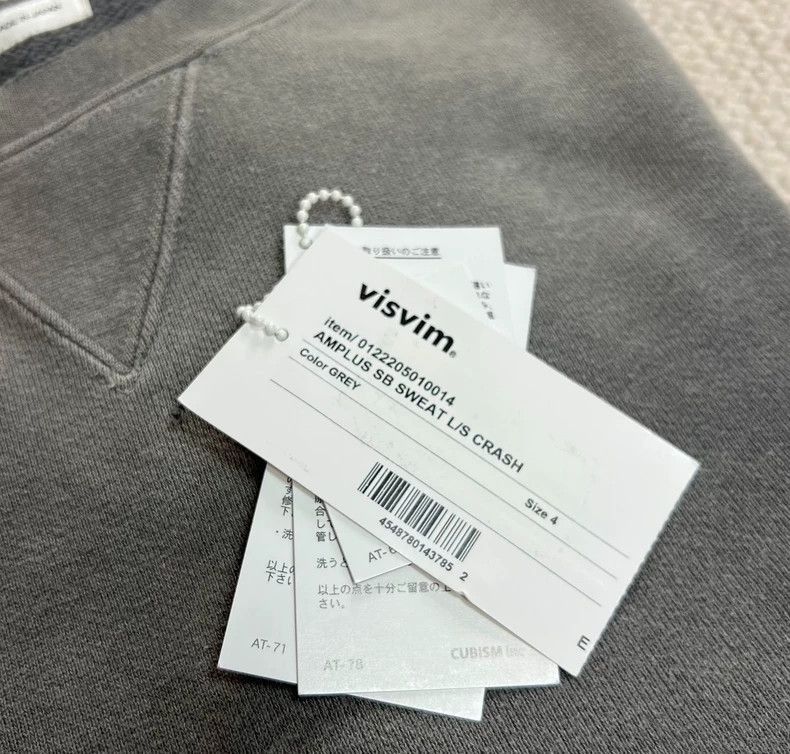 Visvim VISVIM AMPLUS SB SWEAT L/S CRASH 22AW-2507 Size US XL / EU 56 / 4 - 4 Thumbnail