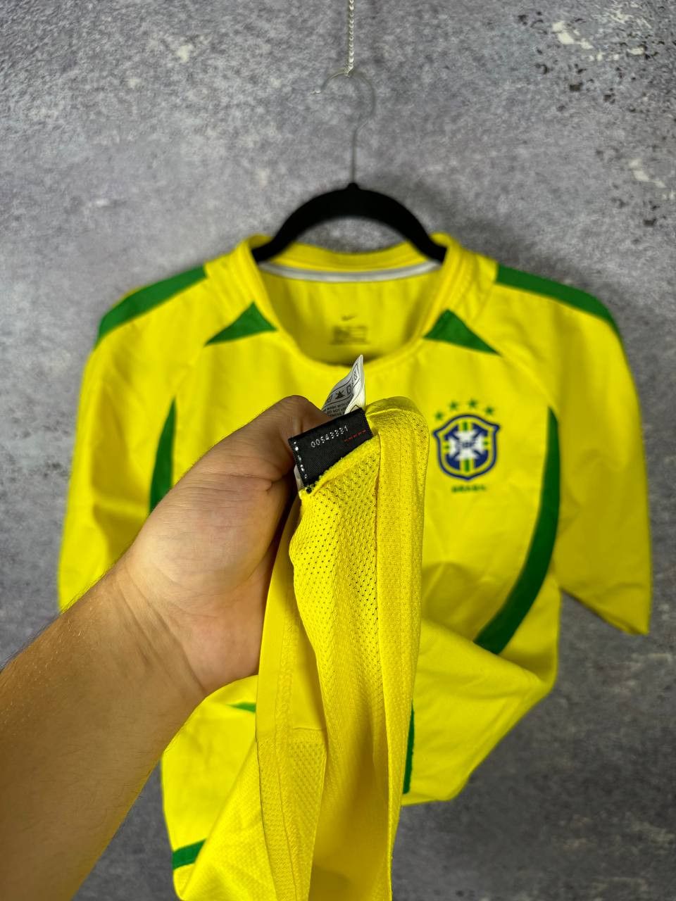 Nike Brazil National Team 2002 Nike Soccer Jersey Small Size US S / EU 44-46 / 1 - 11 Thumbnail