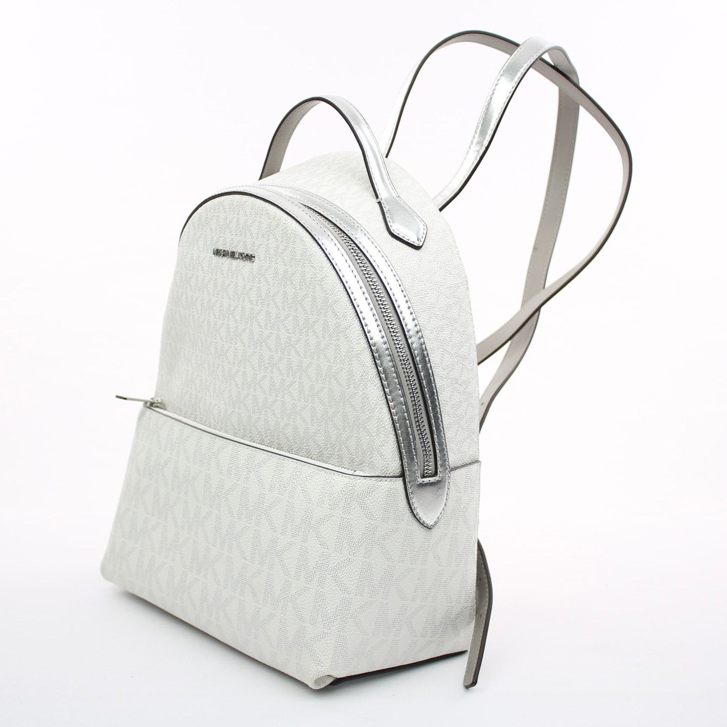Michael Kors Michael Kors Silver Logo Backpack Size ONE SIZE - 2 Thumbnail