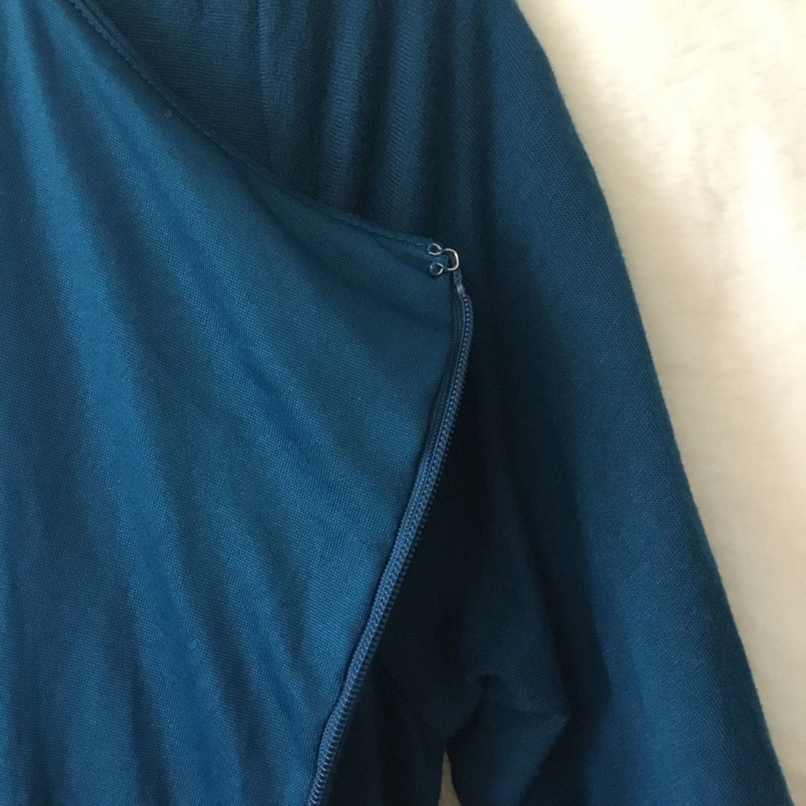 Loft LOFT Teal Wrap-Style Midi Dress Size S / US 4 / IT 40 - 9 Thumbnail