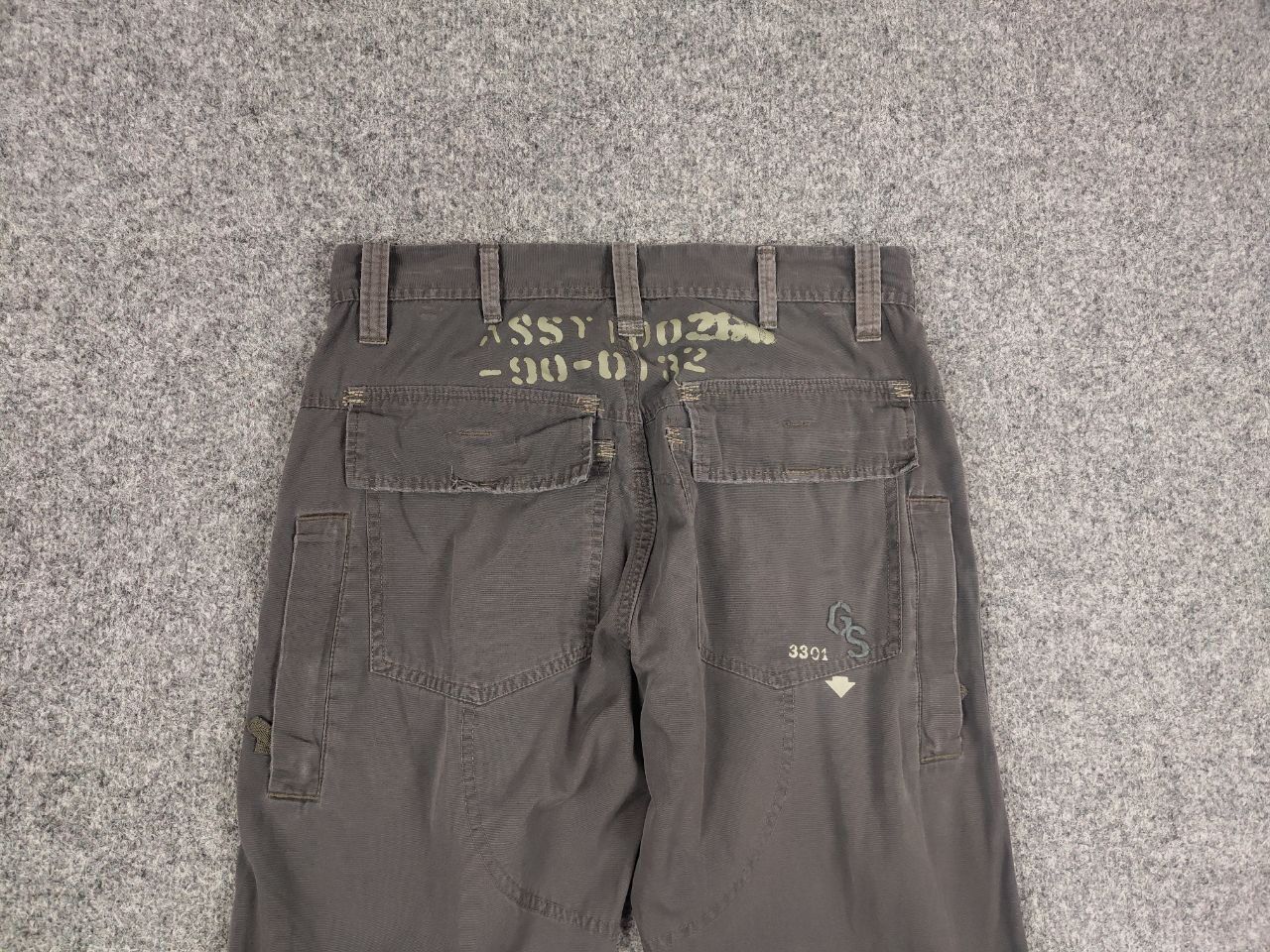 G-Star Vintage G star Raw 5204 Cargo Elwood Gray Bondage Pants Size US 32 / EU 48 - 12 Thumbnail