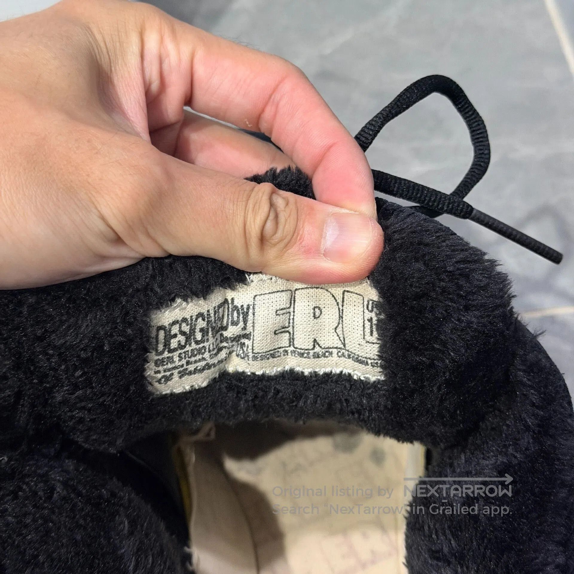 ERL ERL Navy Suede Slip-On Shoes. Size US 10 / EU 43 - 5 Thumbnail