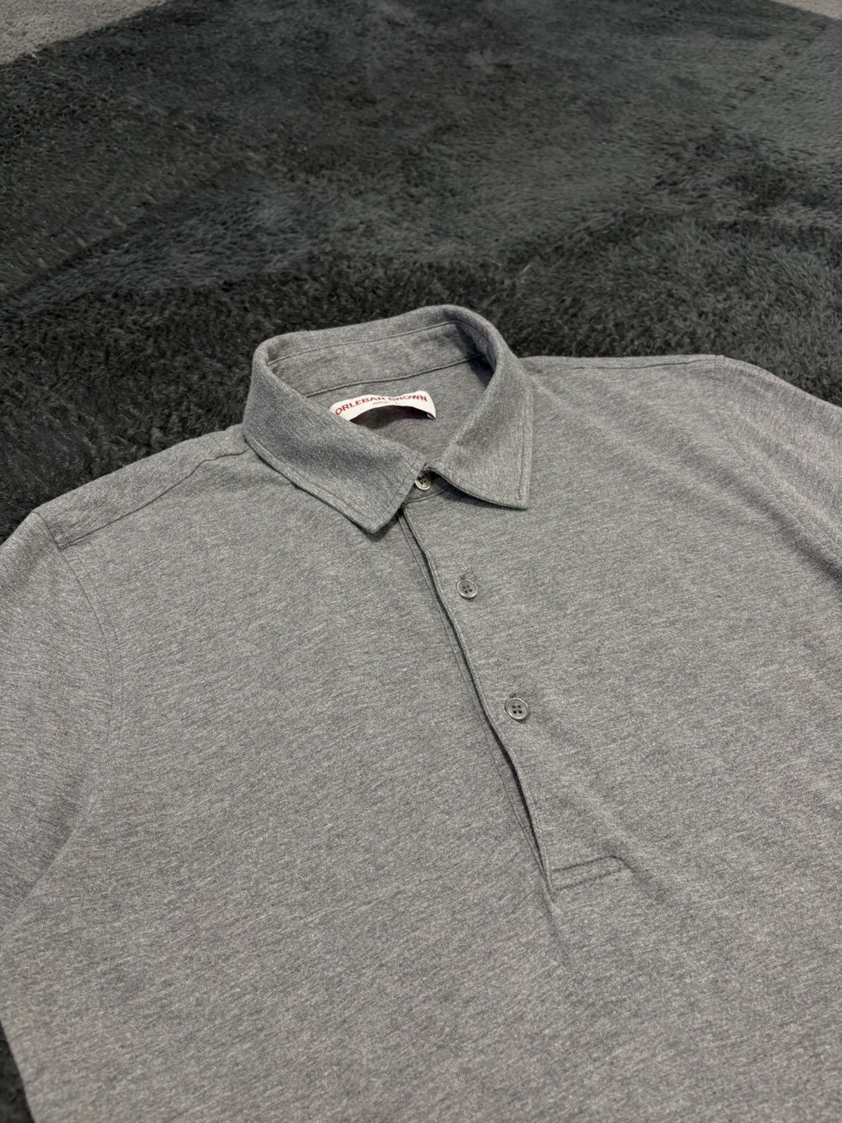 Orlebar Brown Orlebar Brown Basic Gray Polo Shirt Size US L / EU 52-54 / 3 - 5 Thumbnail
