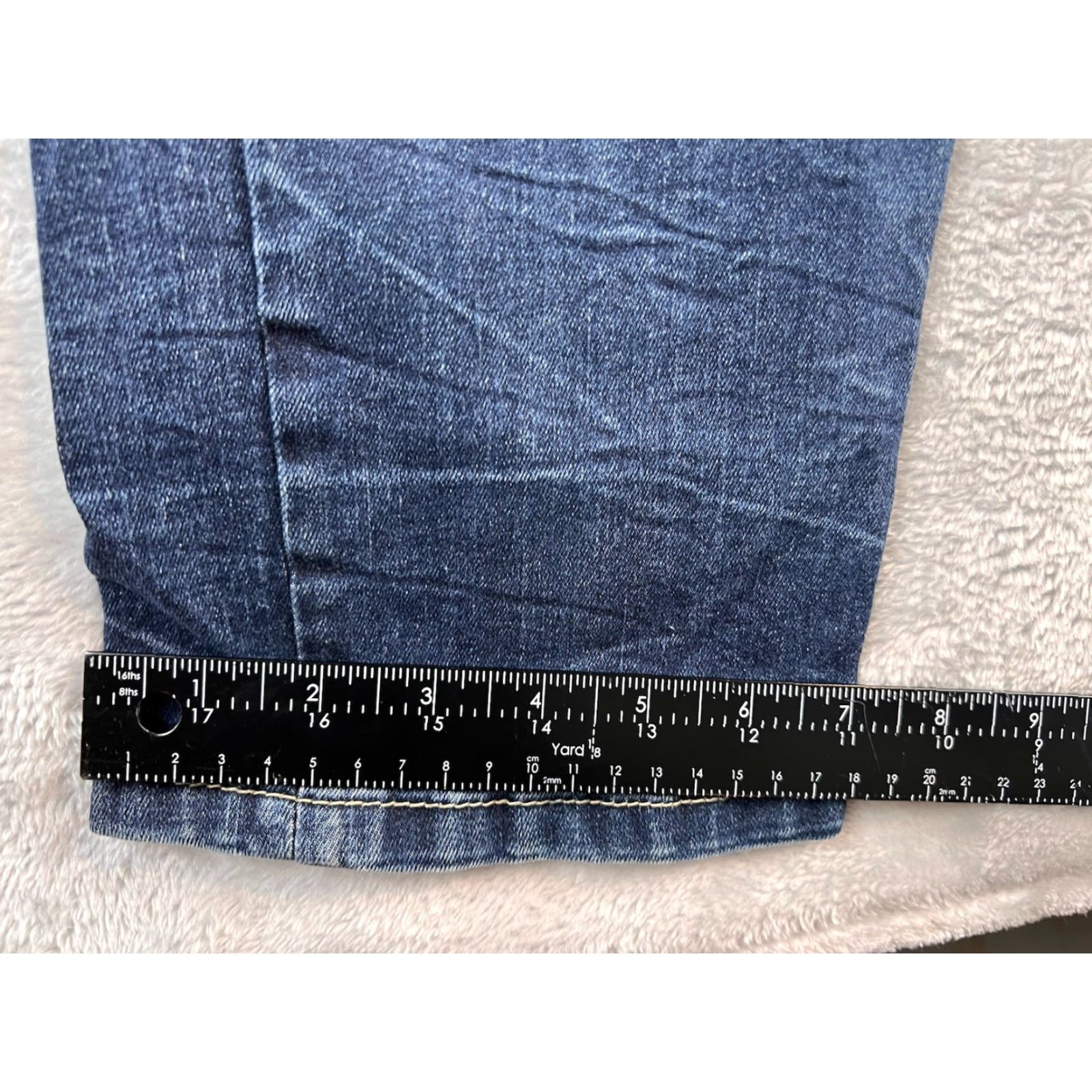 Vintage Waimea Jeans Mens Slim 40x34 Denim Blue 5-Pocket Stretch Distressed 90s Grunge Hip Hop Vintage? Size US 40 / EU 56 - 6 Thumbnail