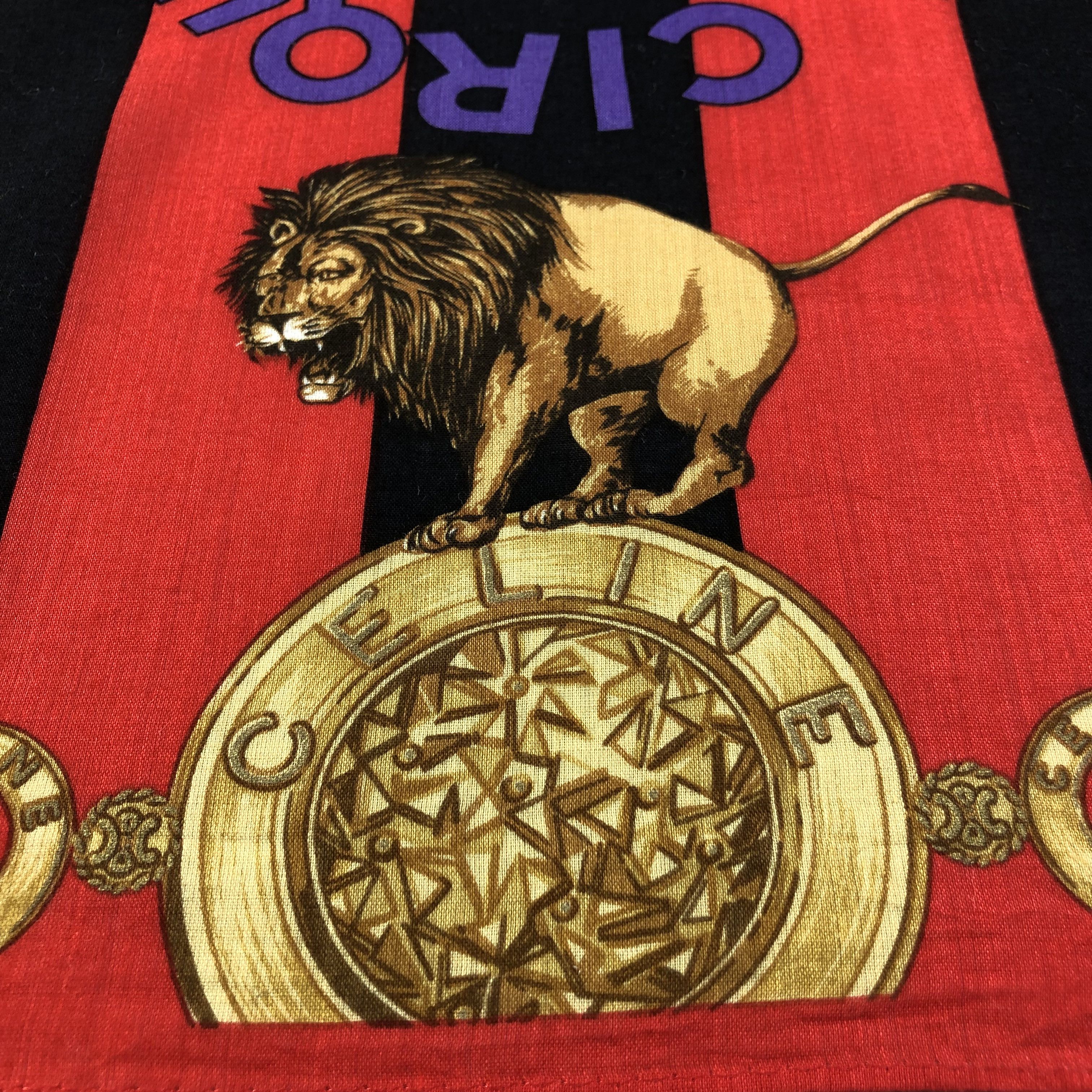 Celine Celine Circus Handkerchief Neckerchief Bandana H1719 Size ONE SIZE - 7 Thumbnail