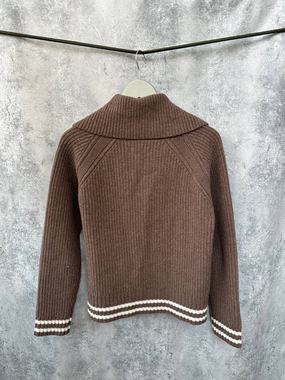 Other NotShy Cashmere Ribbed Knit Wool Sweater Striped Button Size S / US 4 / IT 40 - 3 Thumbnail