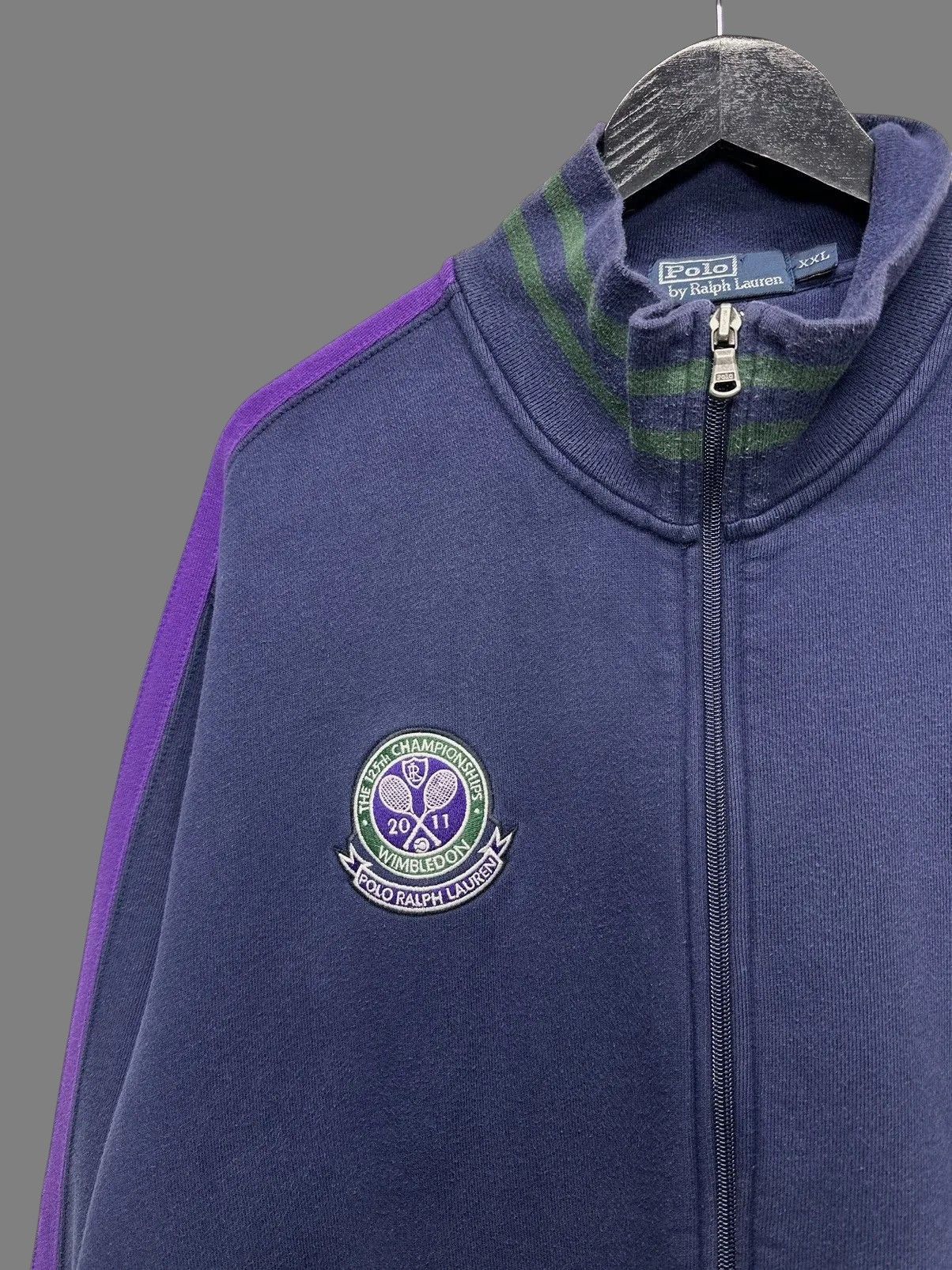 RRL Ralph Lauren Ralph Lauren Vintage Polo Wimbledon 2011 Zipper Front Size US XXL / EU 58 / 5 - 4 Thumbnail