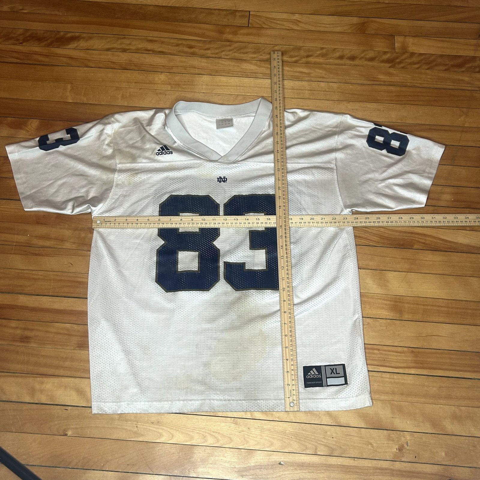 Adidas Y2K Adidas Notre Dame Jersey XL Size US XL / EU 56 / 4 - 3 Thumbnail