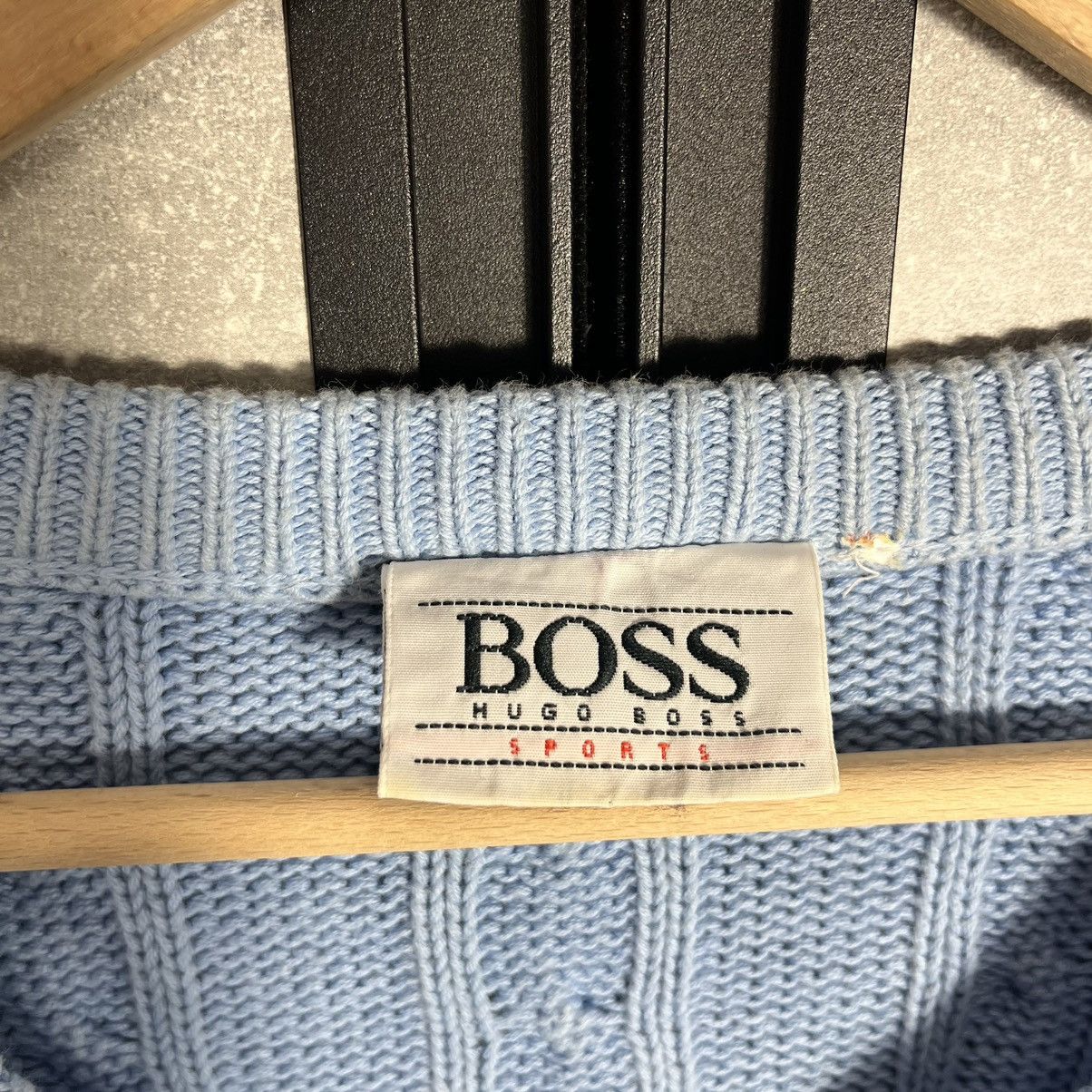 Hugo Boss Vintage Hugo Boss 90s Braid Knitted Sweater Archival Knit L Size US L / EU 52-54 / 3 - 13 Thumbnail