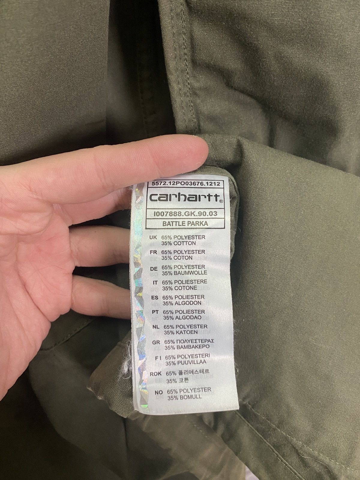 Other Vintage battle parka Carhartt hunting y2k zip pockets Size US S / EU 44-46 / 1 - 11 Thumbnail