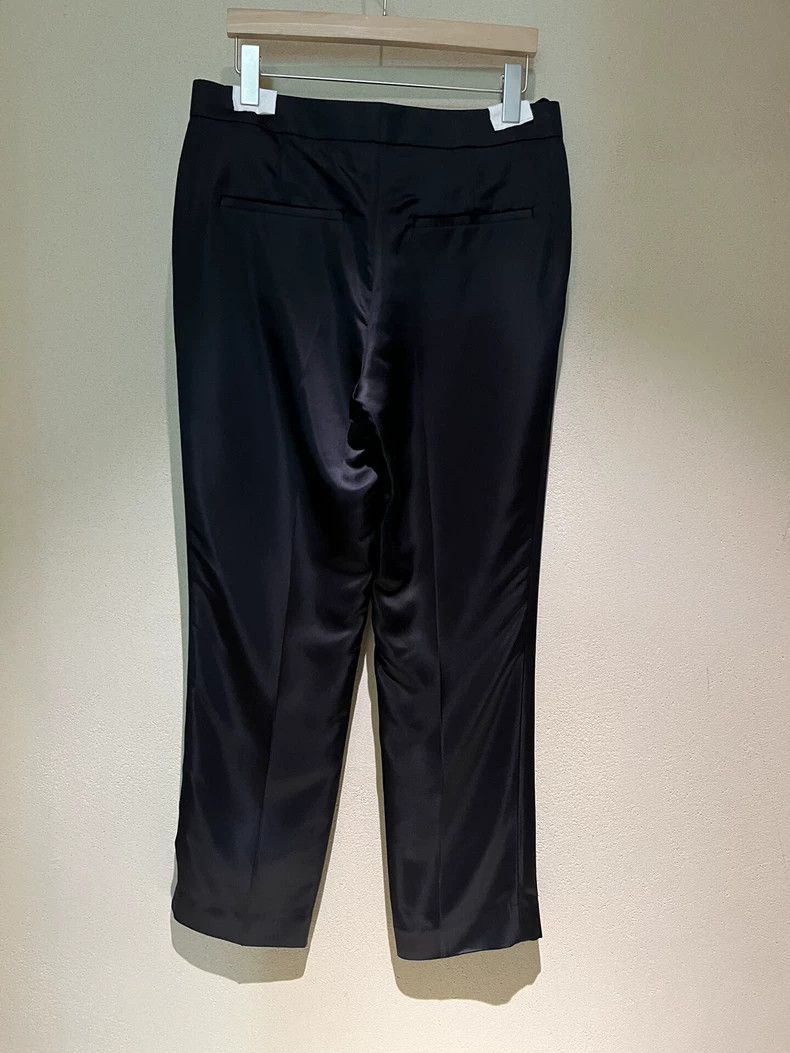 Helmut Lang Helmut Lang size 6New Black Satin Trousers 2501-Nextarrow Size US 38 / EU 54 - 2 Thumbnail