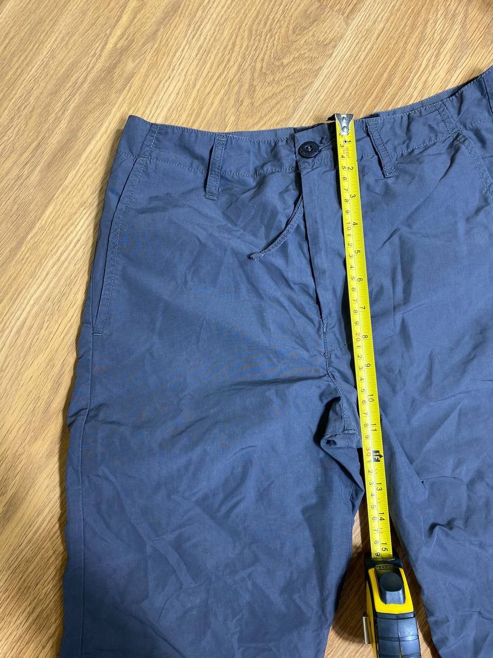 Diesel × Vintage Vintage 90s Y2K Diesel Big Logo Blue Cargo Long Shorts Size US 28 / EU 44 - 7 Thumbnail