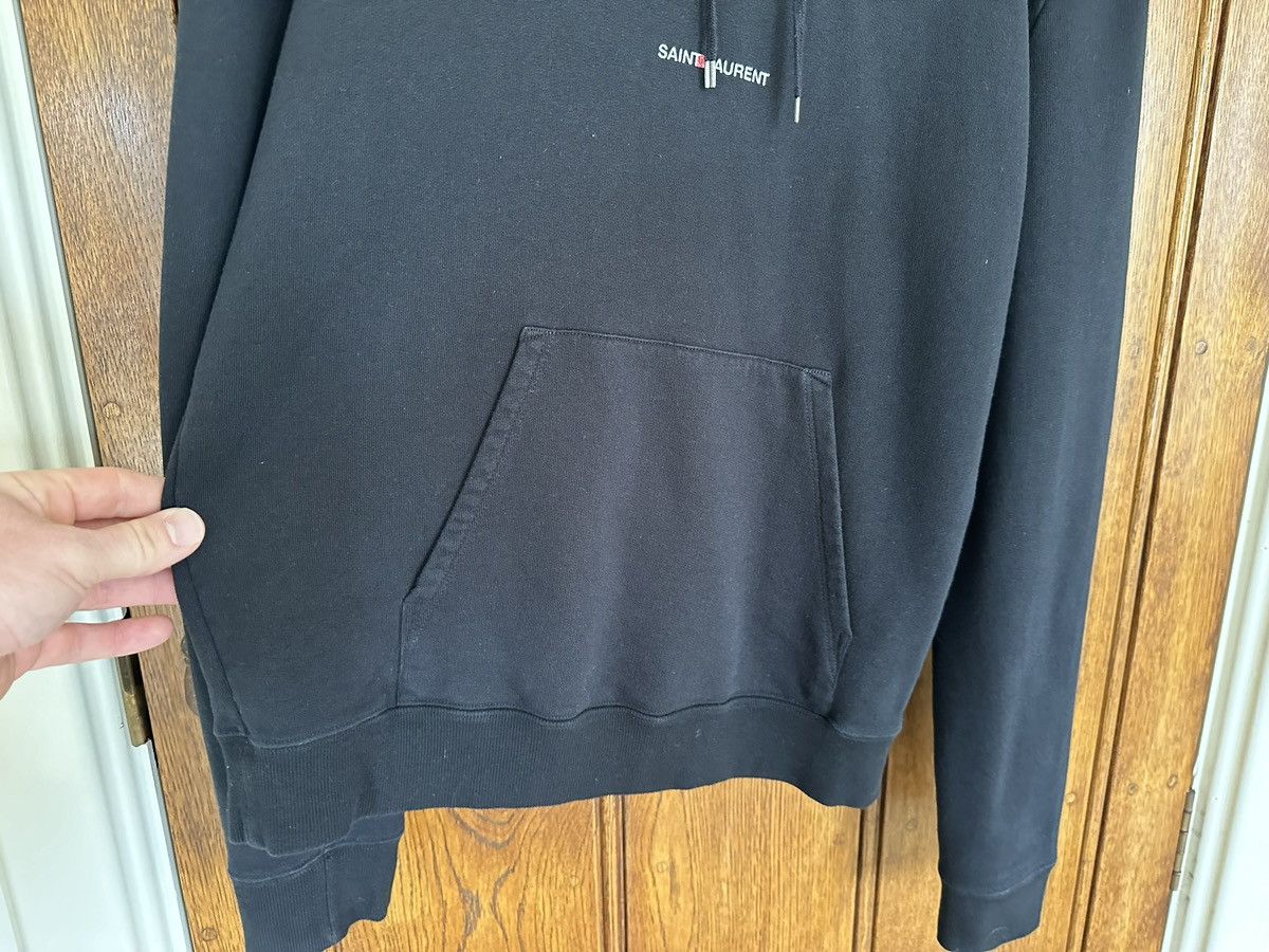 Saint Laurent Paris $990 🤑 Saint Laurent Rive Gauche logo black hoodie Small Size US S / EU 44-46 / 1 - 16 Thumbnail