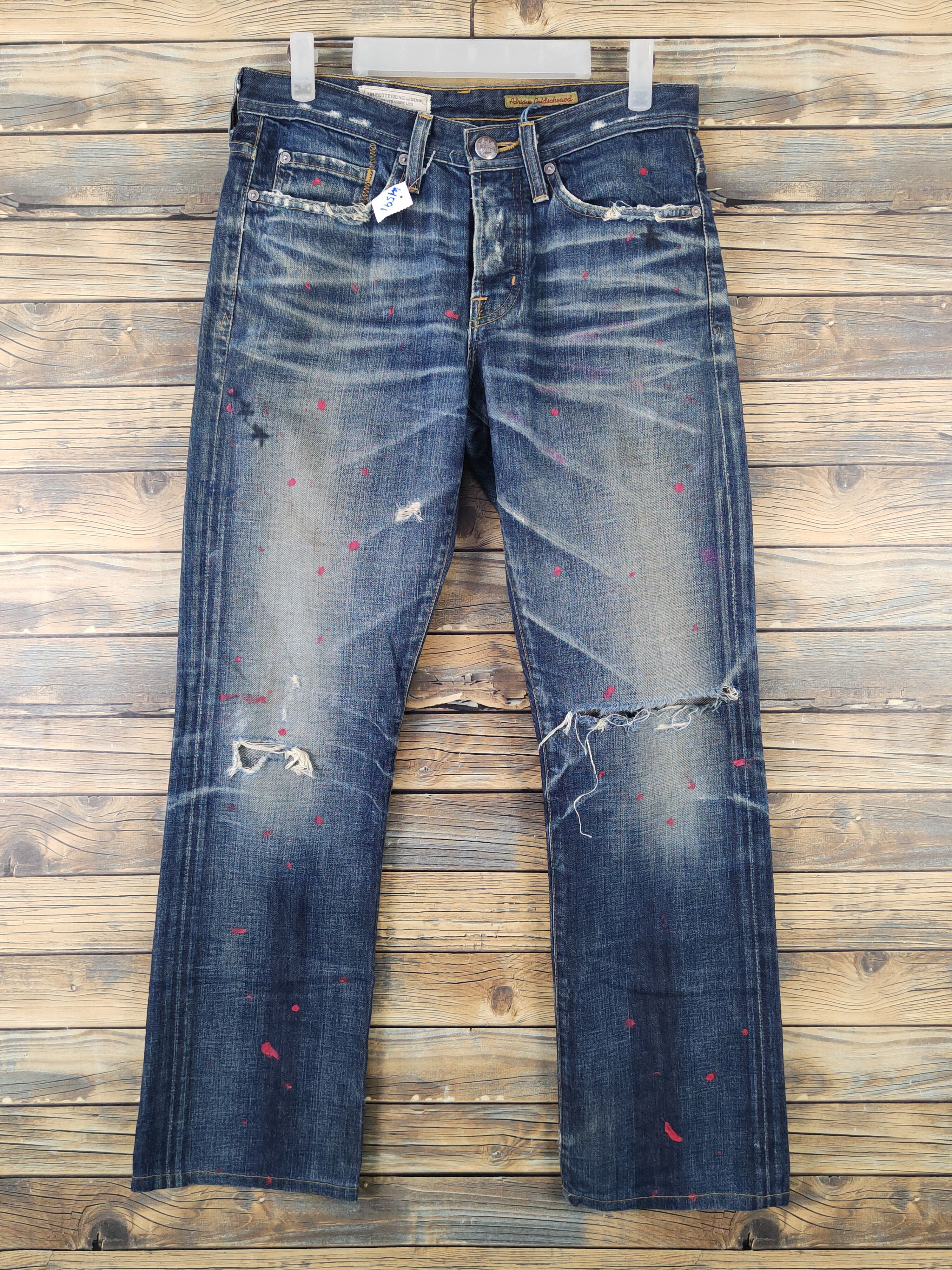 AG Adriano Goldschmied AG Adriano Goldschmied Distressed Ripped denim Jeans #W1591 Size US 29 - 1 Thumbnail
