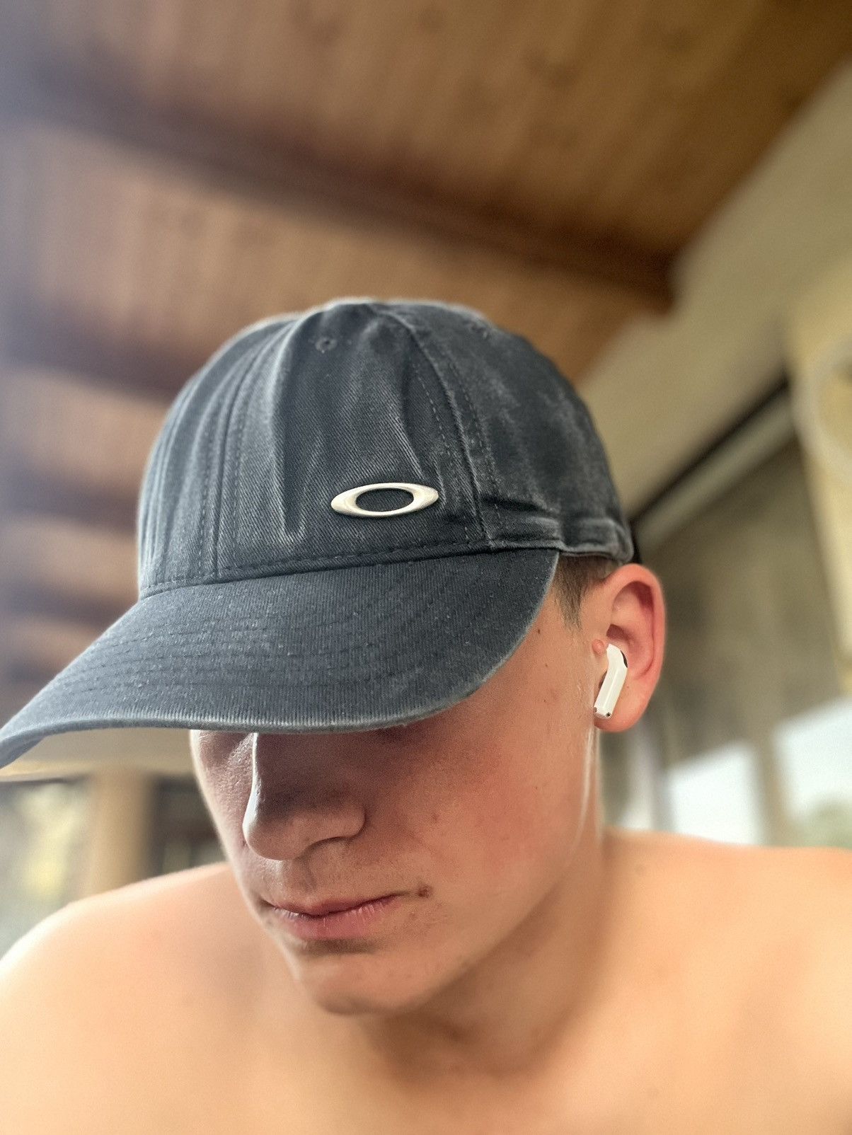 Oakley Oakley Vintage Black Cap 🕶☀️ | Sun Faded Heat | One Size Size ONE SIZE - 5 Thumbnail