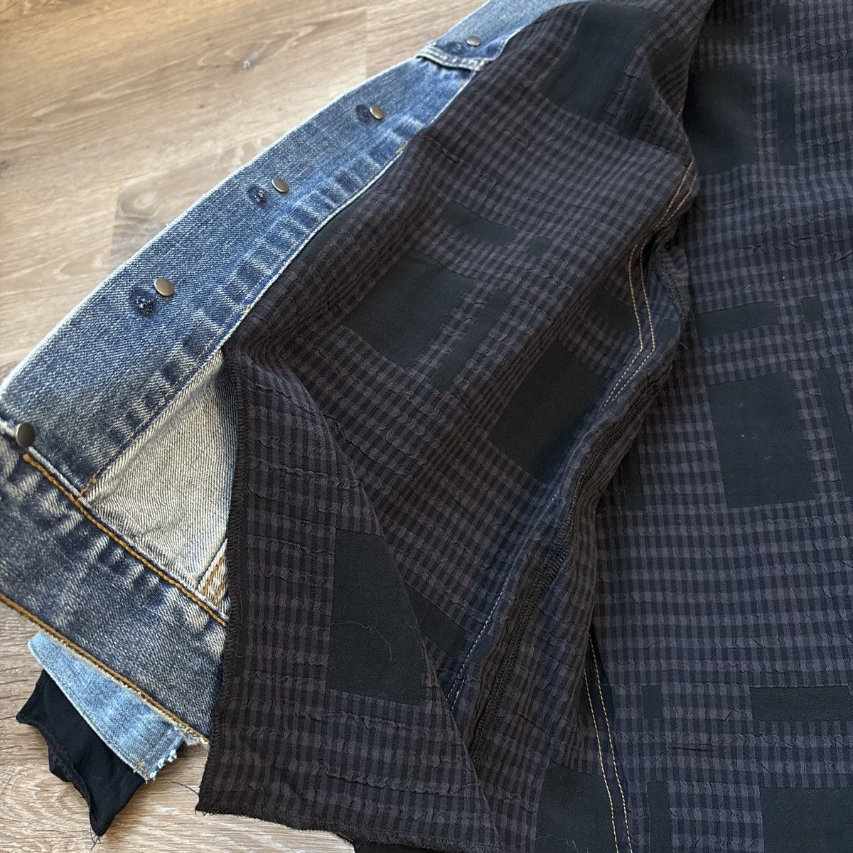 Needles Needles Rebuild Denim Jacket Size US S / EU 44-46 / 1 - 6 Thumbnail