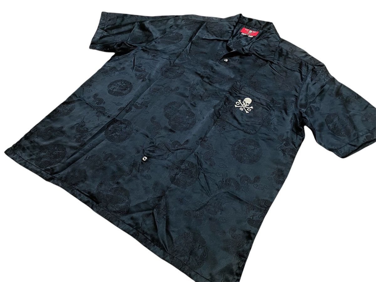 Japanese Brand × Vintage Vtg Cream Soda Motive Dragon Rayon Shirt Rockabilly Style Size US L / EU 52-54 / 3 - 9 Thumbnail