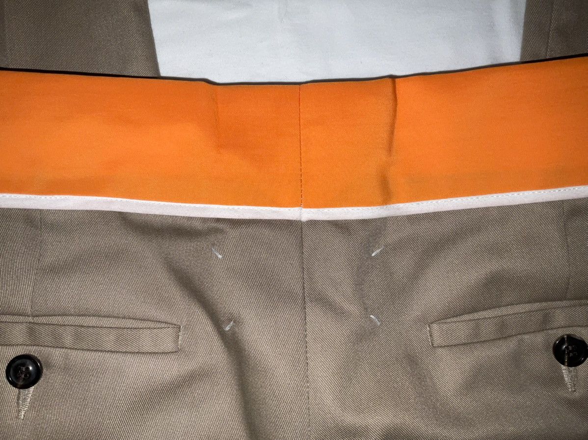 Maison Margiela Maison Margiela SS19 orange belt chino pants Size US 32 / EU 48 - 4 Thumbnail