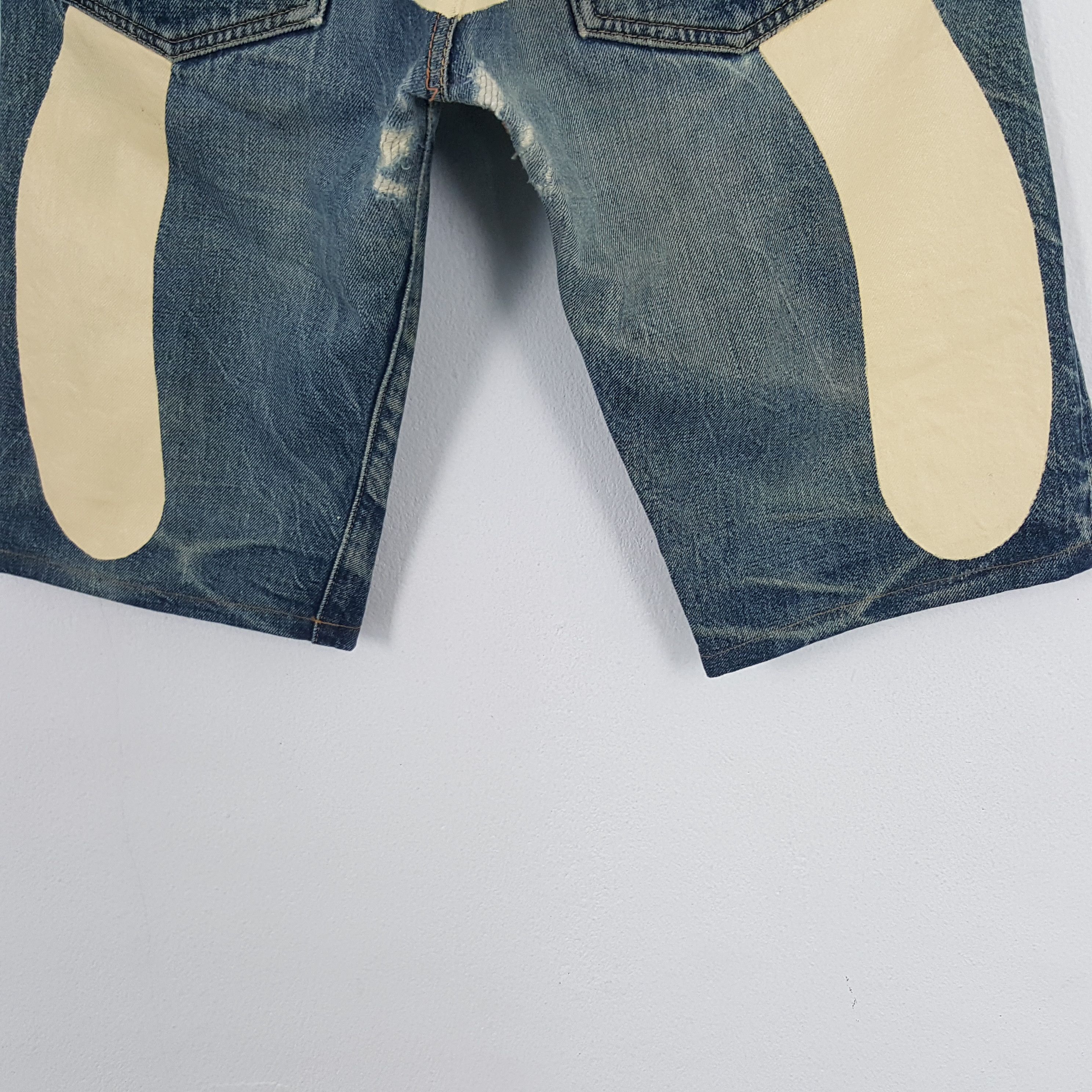 Evisu × Japanese Brand × Vintage Vintage Evisu Japanese Brand Daicock Custom Art Short Jeans Size US 30 / EU 46 - 5 Thumbnail