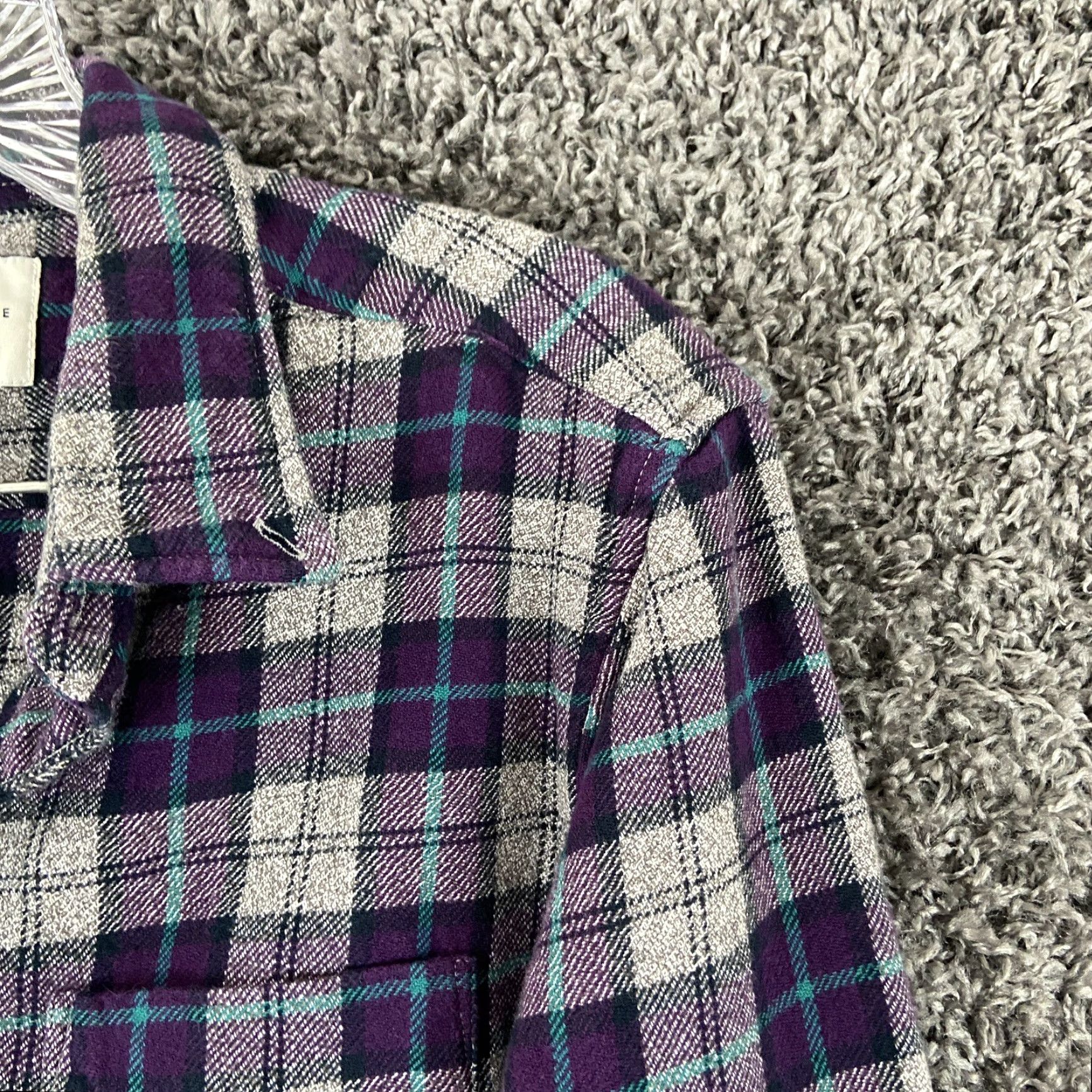 American Eagle Outfitters American Eagle Outfitters Button-Up Shirt Women S Multicolor Plaid Long Sleeve Womens Size S / US 4 / IT 40 - 4 Thumbnail
