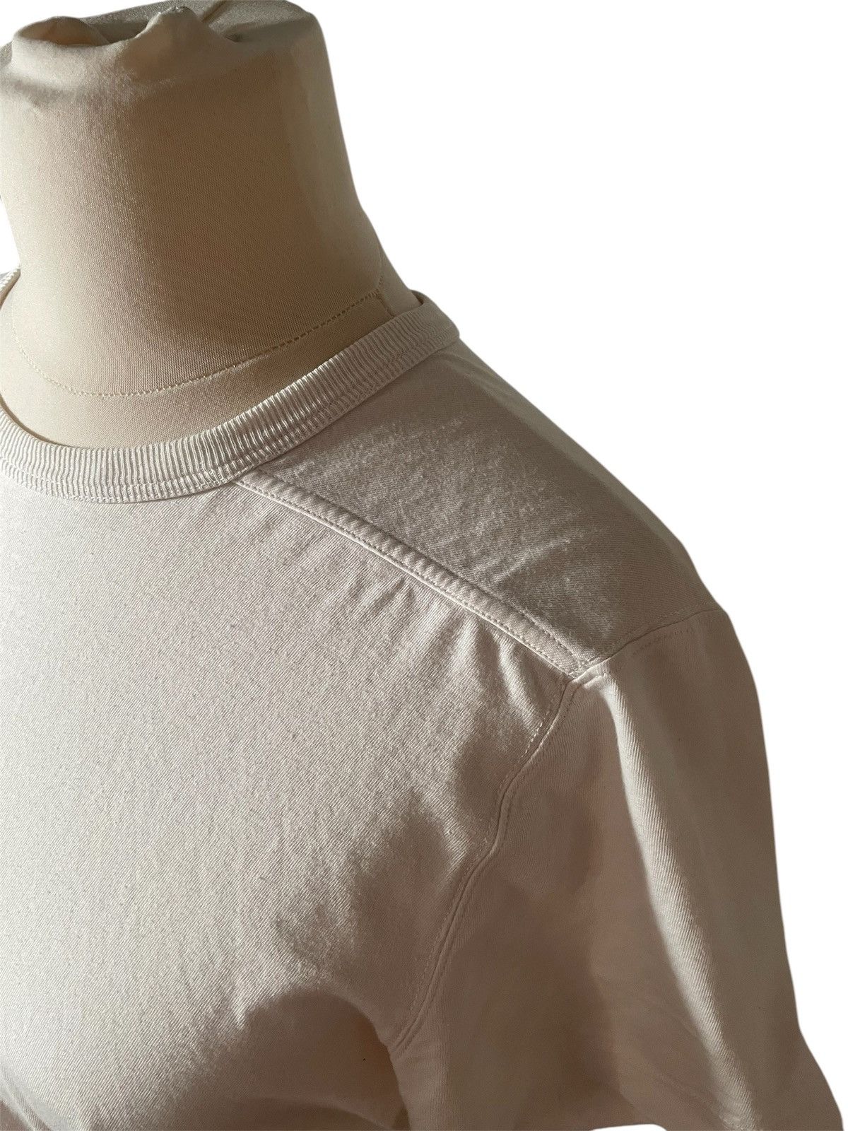 Rick Owens Rick Owens SS18 Dirt mainline white t-shirt Size US S / EU 44-46 / 1 - 2 Thumbnail