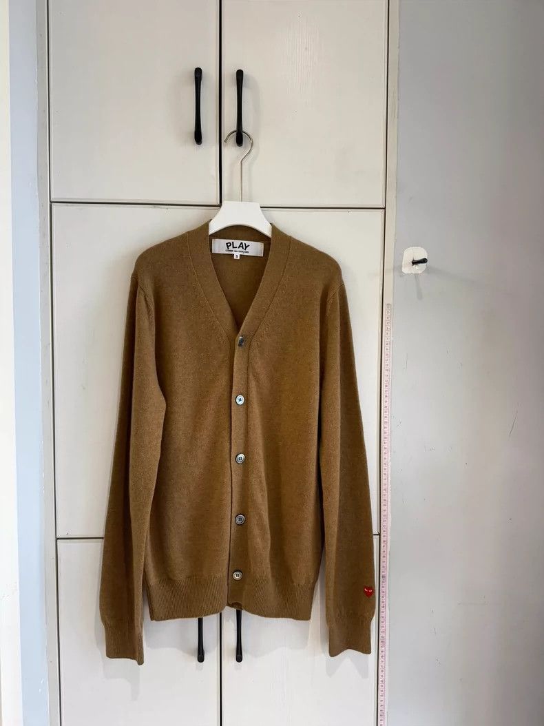 Comme des Garcons Comme Des Garcons Khaki wool cardigan 2503-Nextarrow Size US S / EU 44-46 / 1 - 1 Thumbnail