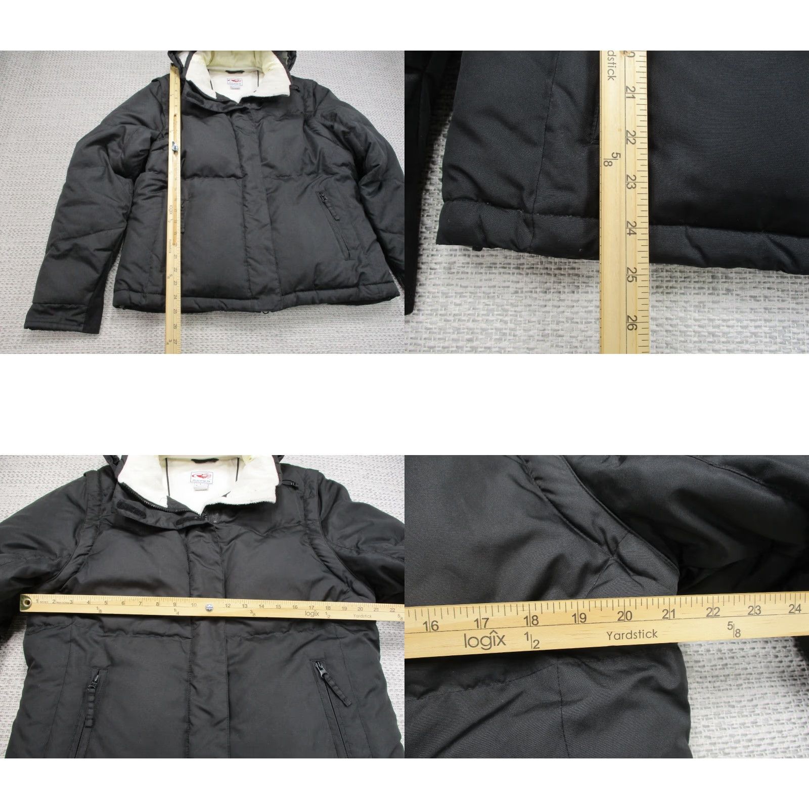 Roper VINTAGE Roper Down Insulated Convertible Hooded Coat Vest Black Adult Large Coat Vest Size L / US 10 / IT 46 - 8 Thumbnail