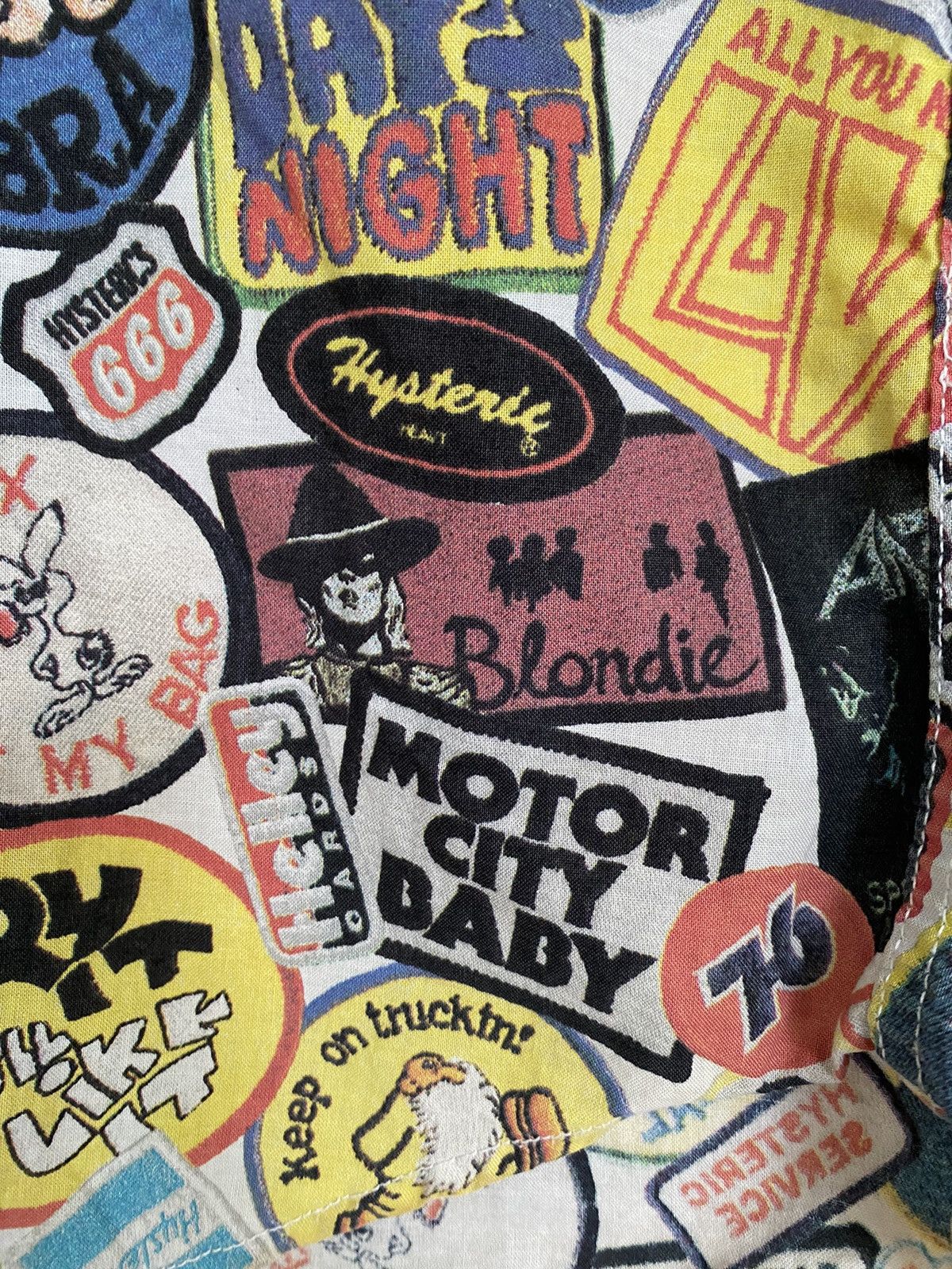 Hysteric Glamour 90s Fuck All logo all over print Size US M / EU 48-50 / 2 - 12 Thumbnail