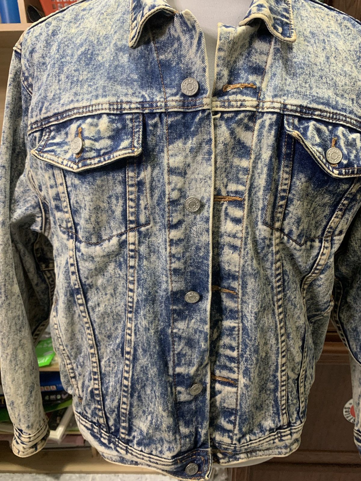Japanese Brand CPS Faded Denim Jacket Size US L / EU 52-54 / 3 - 2 Thumbnail