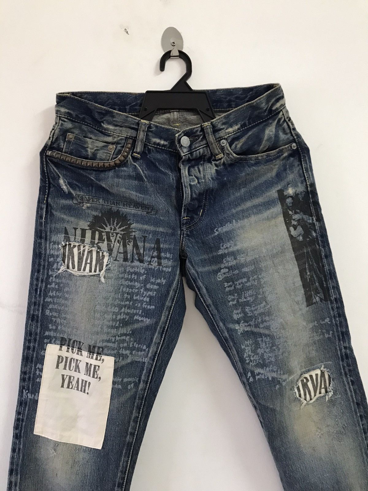 Nirvana Rare Hysteric Glamour X Kurt Cobain X Nirvana Jeans | Grailed