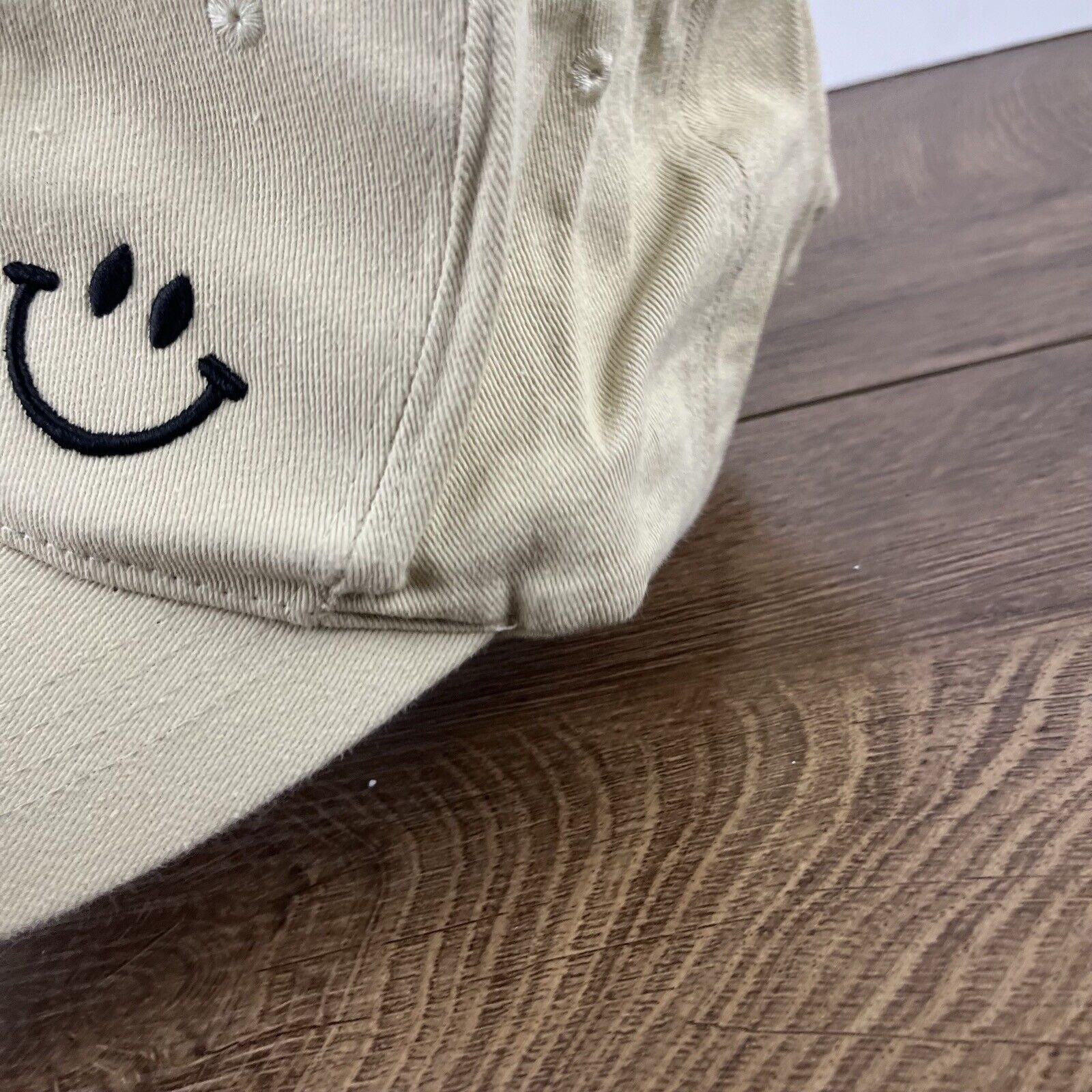Other Smile Hat Smiley Face Hat Brown Cap Adjustable Brown Tan Adu Size ONE SIZE - 8 Thumbnail