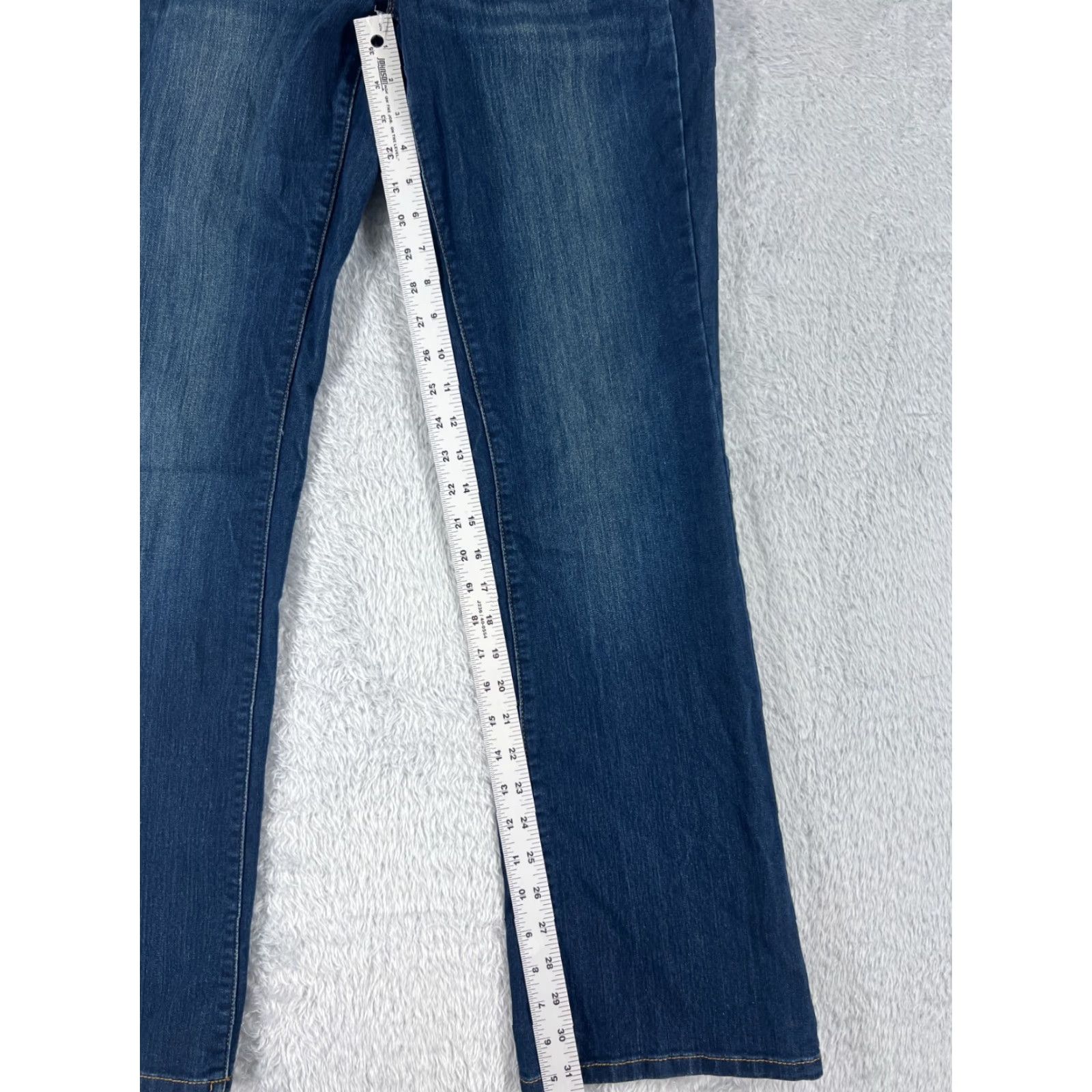 Vintage Sonoma Jeans Womens 4 Blue Denim Bootcut Low Rise Cotton Blend 28x32 Size 27" / US 4 / IT 40 - 7 Thumbnail