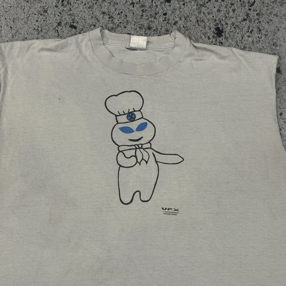 Vintage 90s Doughboy Thrashed Mobtown Chicago Shirt ERD Grunge Size US XL / EU 56 / 4 - 10 Thumbnail