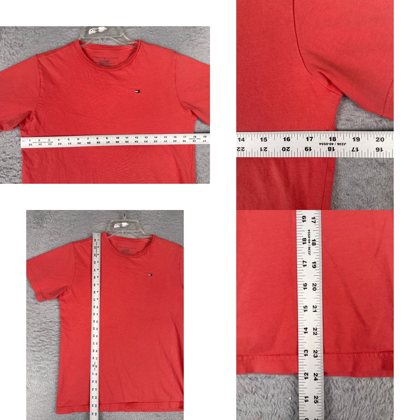 Tommy Hilfiger Tommy Hilfiger Shirt Women L Pink Crew Neck Short Sleeve 100% Cotton Logo Regular T-Shirt Sports Casual #40 Size L / US 10 / IT 46 - 8 Thumbnail