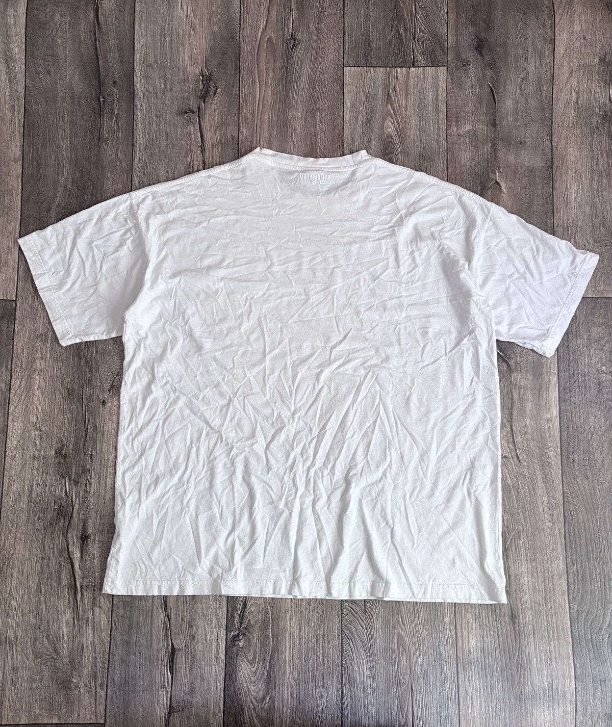 Vetements White Blank T-Shirt Size US M / EU 48-50 / 2 - 12 Thumbnail