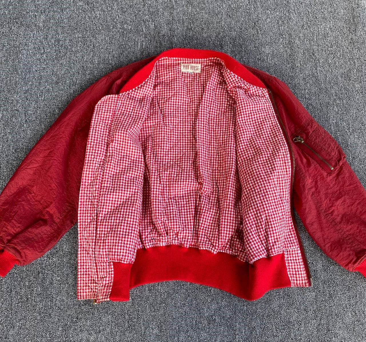 Pink House VINTAGE 90s PINK HOUSE WRINKLED NYLON BOMBER JACKET SMALL P Size US M / EU 48-50 / 2 - 6 Thumbnail
