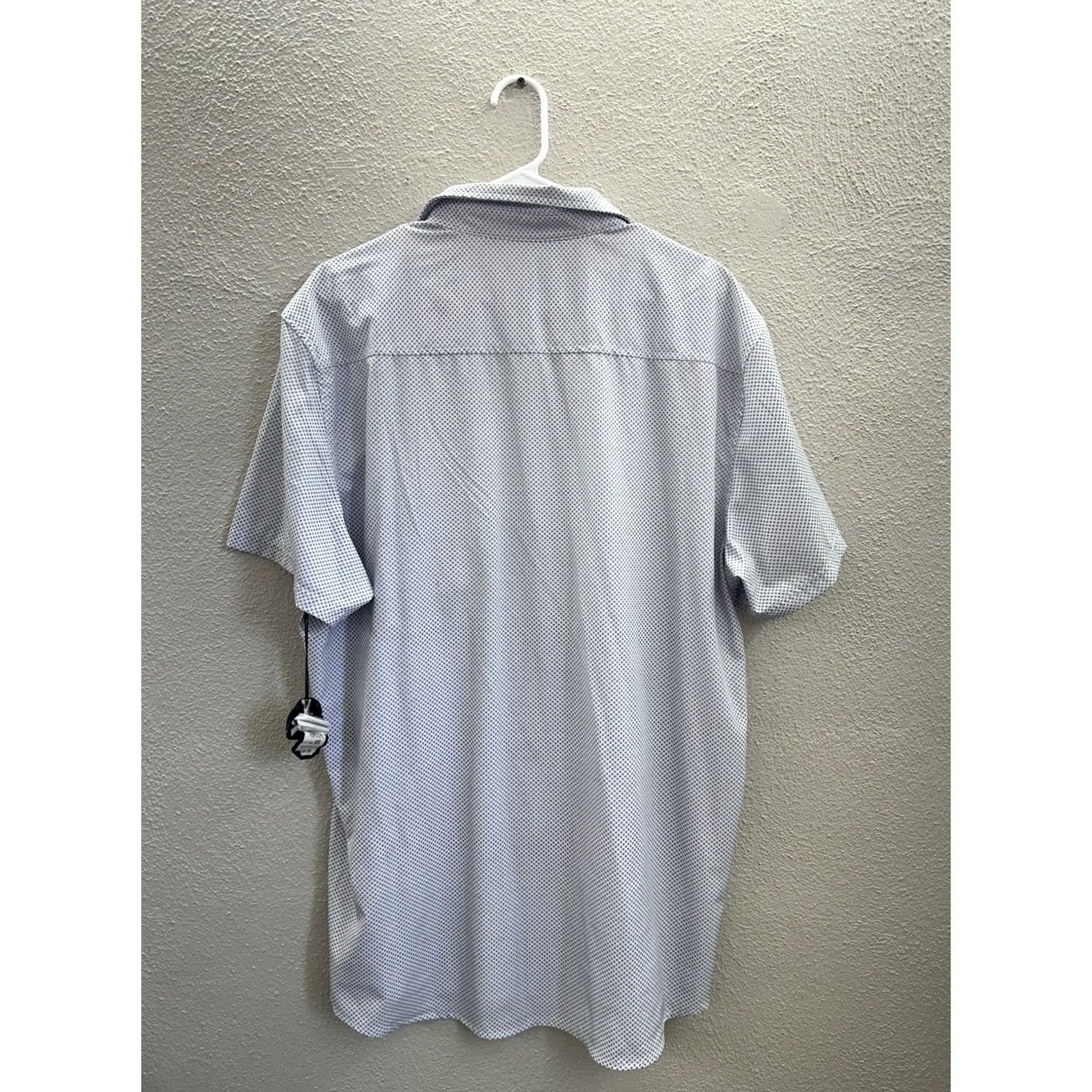 Kenneth Cole Kenneth Cole New York Mens Shirt Slim Fit Short Sleeve Button Up NWTs 2XL White Shirt Regular Mens Size US XXL / EU 58 / 5 - 7 Thumbnail